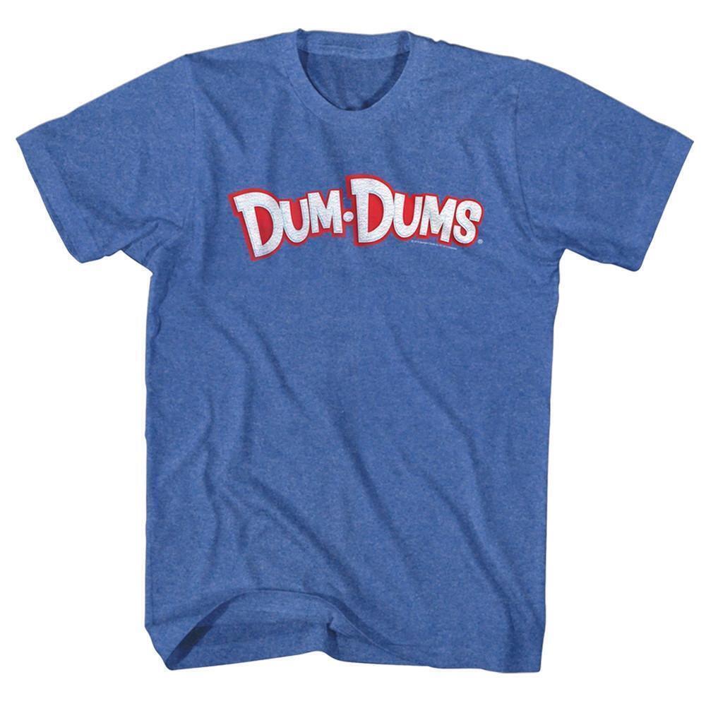 Dum Dums Logo Royal Heather Adult T Shirt
